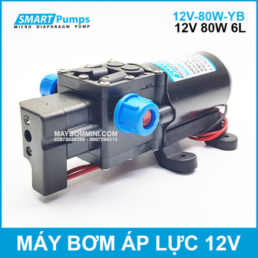 May Bom Rua Xe Mini 12v 80w