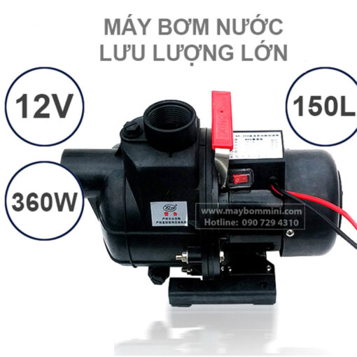 May Bom Nuoc 12v Luu Luong Lon