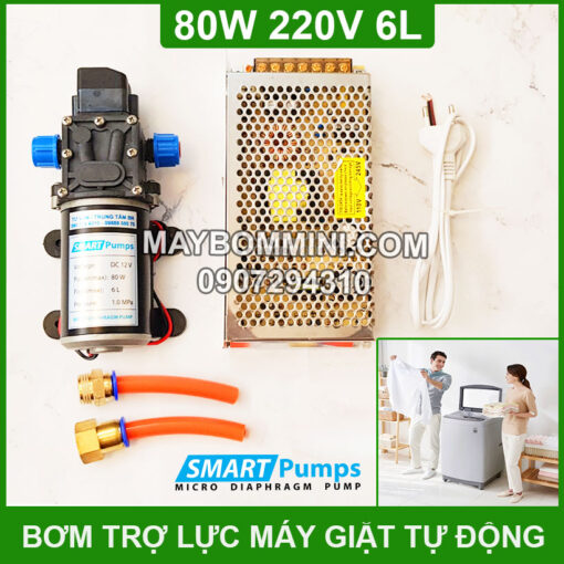 Bo Tro Luc Nuoc May Giat Gia Dinh 220v 80w