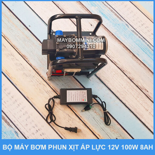 May Bom Ap Luc Mini Dung Binh Ac Quy 12v