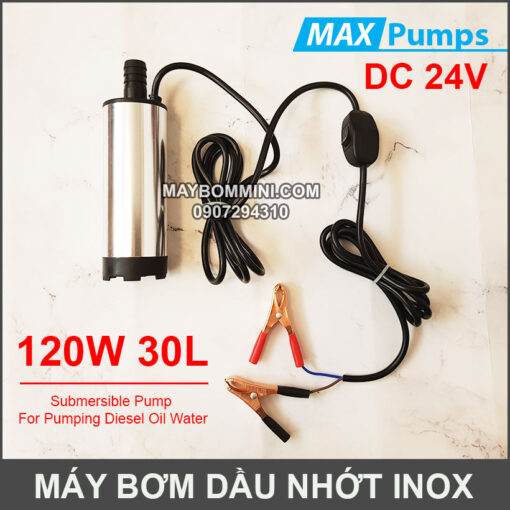 May Bom Dau Nhot 24V 30L DO Inox