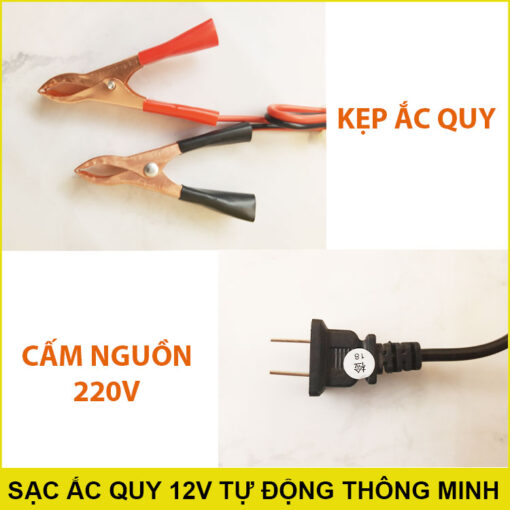 Kep Binh Sac Ac Quy 12v