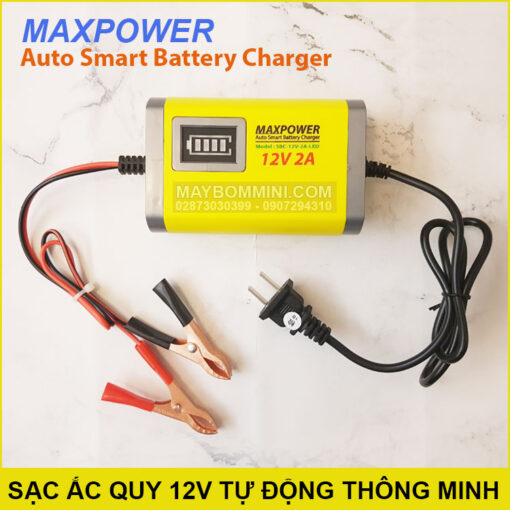 Sac Binh Ac Quy 12v Tu Dong Thong Minh 2A