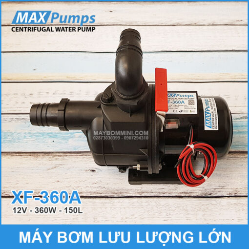 May Bom Nuoc 12V XF 360A Luu Luong Lon Chinh Hang