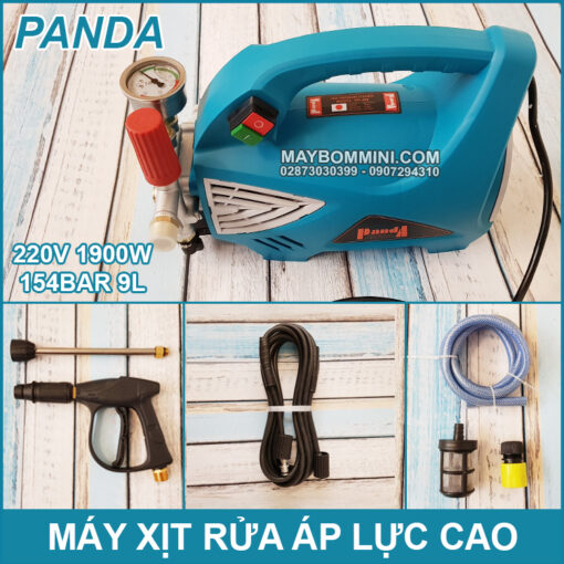 May Xit Rua Xe Ap Luc Cao 220V 1900W 154Bar 9L Panda