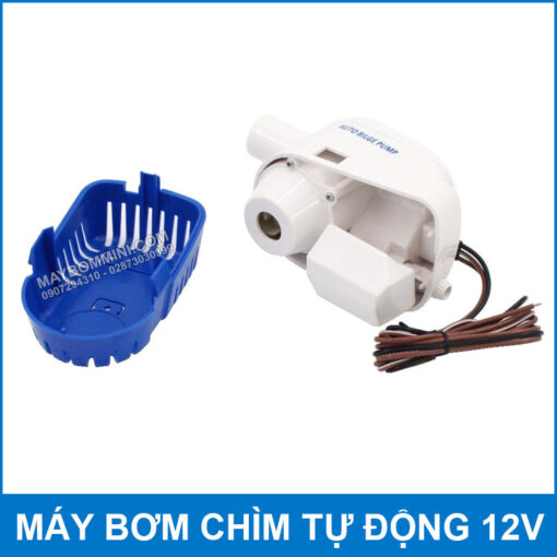 Chi Tiet May Bom Tu Dong Tau Thuyen Cano 12v