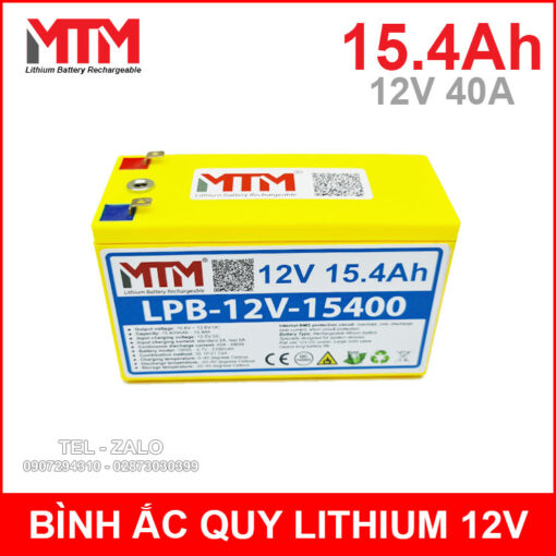 Binh Ac Quy Pin 12v 15400mah