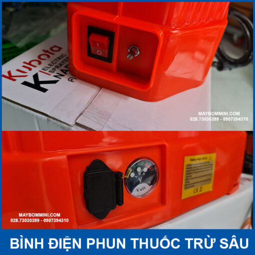 Cong Sac Nut Tat Mo Binh Phun Tru Sau Bang Dien Kubota 16L