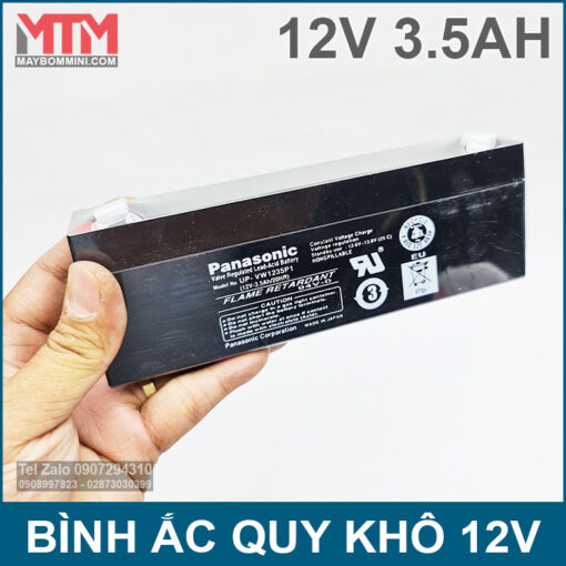 Binh Ac Quy Kho 12V 3500mah Panasonic