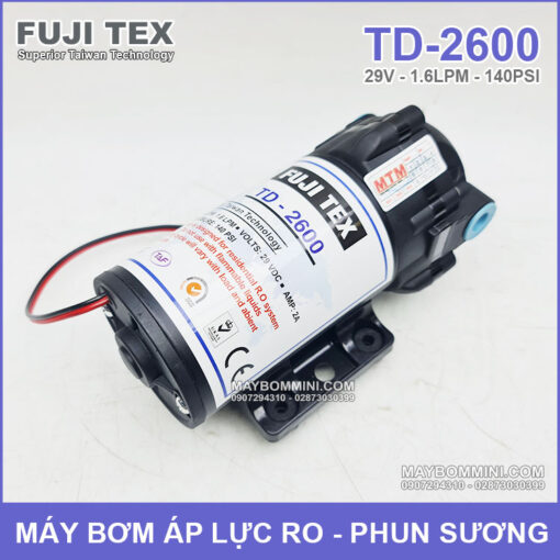 Phan Phoi May Bom Ap Luc Phun Suong Fuji Tex TD 2600