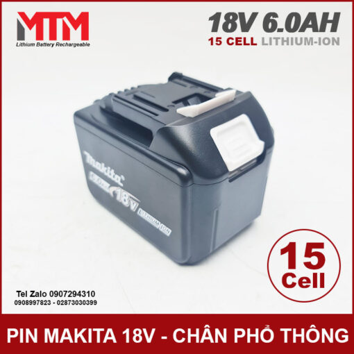 Gia Pin May Khoan Chan Pho Thong Makita Huikan Deston 18v 6ah