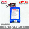 Pin Sac 24V 6S 65A 2600mah 6S1P