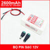 Pin Sac 12V 2600mah 10A MTM Khong Kem Sac