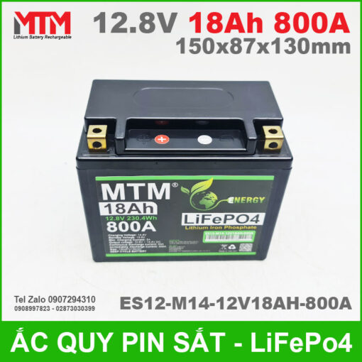 Binh Dien Ac Quy Pin 12v 18ah 800a